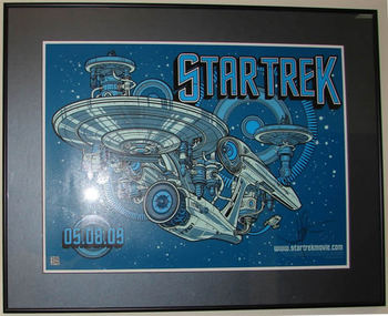 Star Trek Signed Lithograph