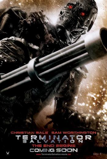 Terminator Salvation - poster featuring terminator robot
